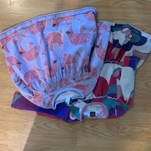 Two 12-18 baby girl Tea shirts